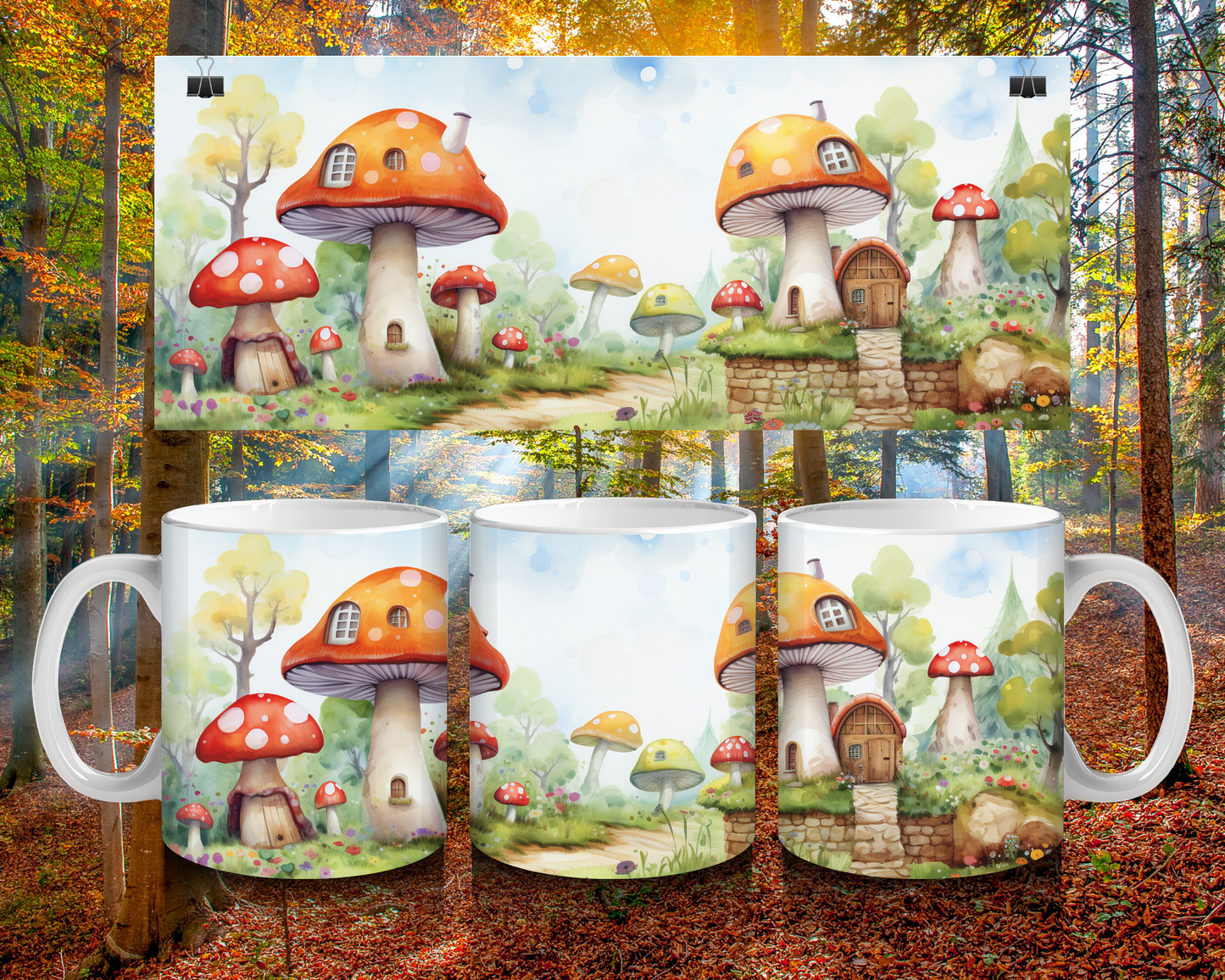 Enchanted Mushroom Village
