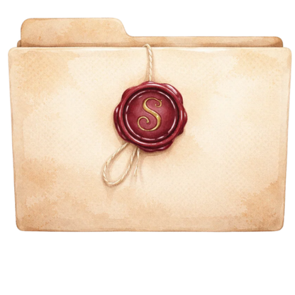 Dark Academia Themed Organizer