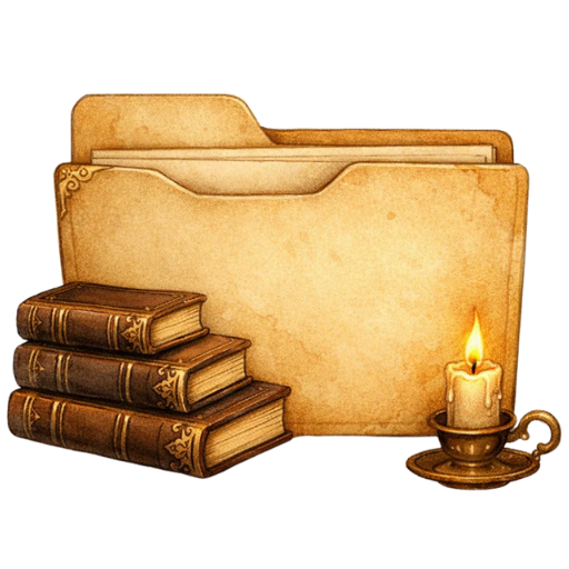 Dark Academia Themed Organizer