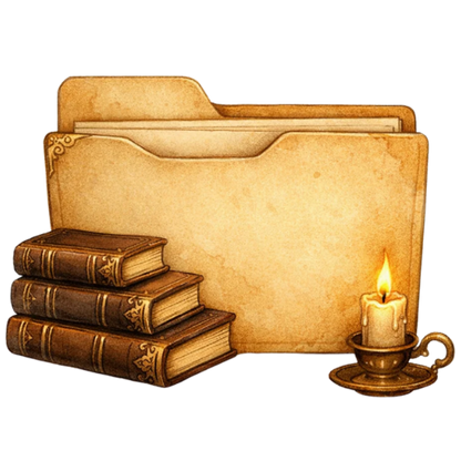 Dark Academia Themed Organizer