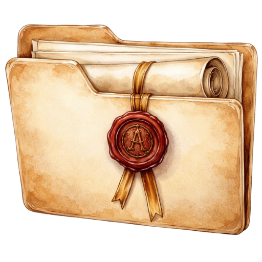 Dark Academia Themed Organizer