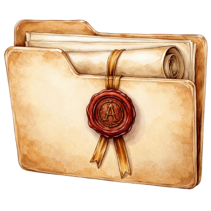 Dark Academia Themed Organizer