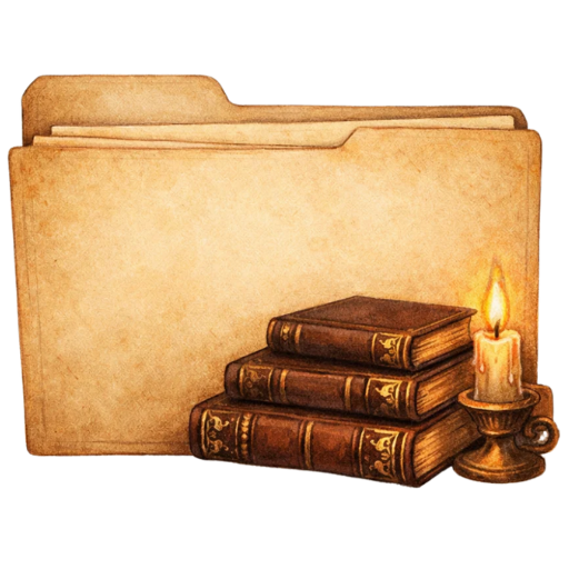 Dark Academia Themed Organizer