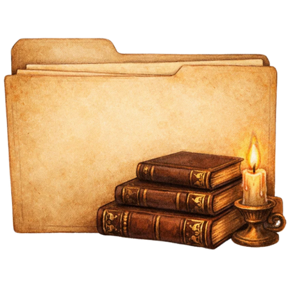 Dark Academia Themed Organizer