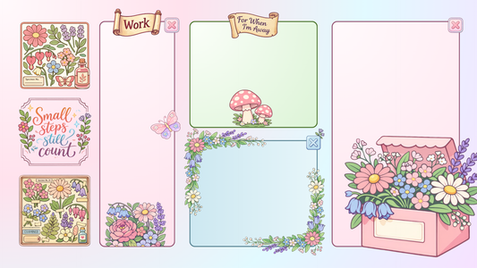 Flower Shop Themed Organizer